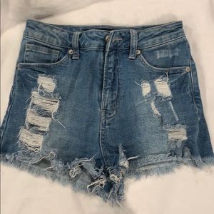 jean shorts!